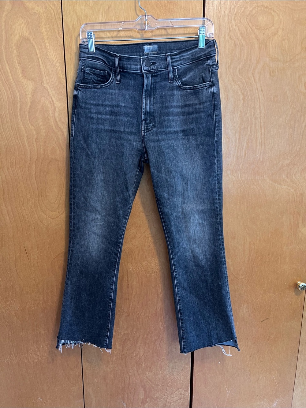 Mother The Insider Crop Step Fray Jeans Size 29